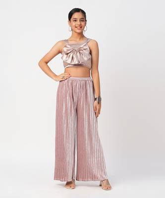 Glam up girls grey party co-ord set 1