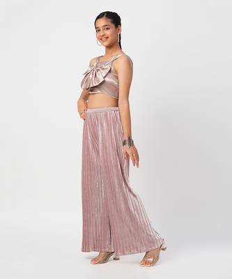 Glam up girls grey party co-ord set 2