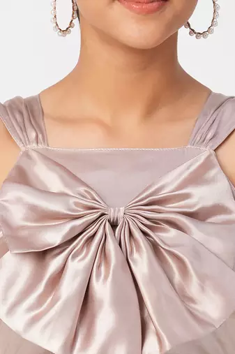 Glam up girls grey party co-ord set