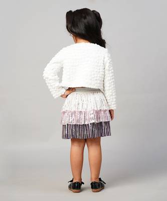 Razzle dazzle party white jacket 3