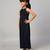 Glam up girls party velvet navy jumpsuit