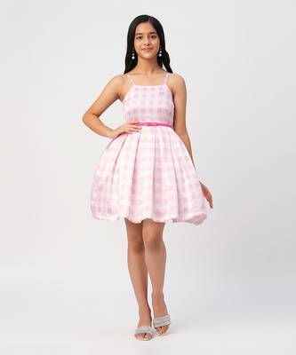 Barbie ballerina pink shimmer party dress 1