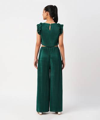 Glam up girls green party co-ord set 5