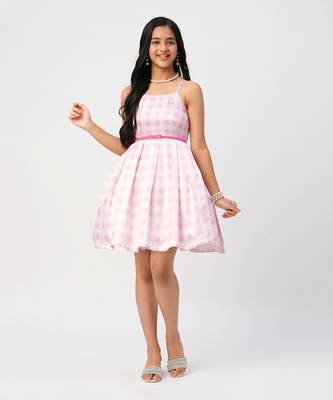 Barbie ballerina pink shimmer party dress 3