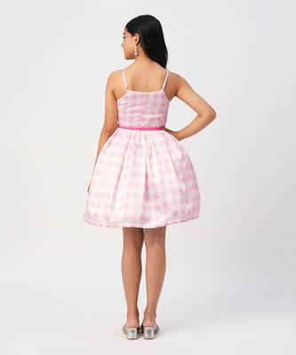 Barbie ballerina pink shimmer party dress 4