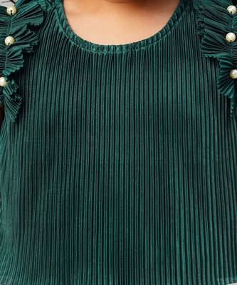 Glam up girls green party co-ord set 5