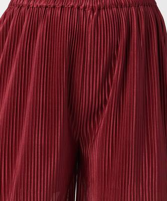 Glam up girls maroon party co-ord set 4