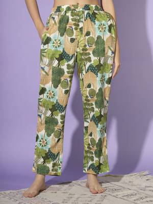 Rangmayee women printed green pure cotton co-ords set 5