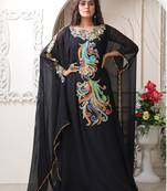 Multicolor embroidery designer islamic takchita kaftan