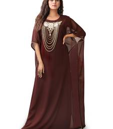 Arabic designer womens embroidery takchita maxi style kaftan