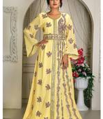 Ivory gorgeous wedding moroccon islamic bridal caftans