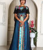 Embroidery work designer takchita evening partywear dubai kaftan
