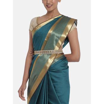 traditional ethnic kundan studded adjustable kamarband/belly chain/kandora/wait belt for women 2