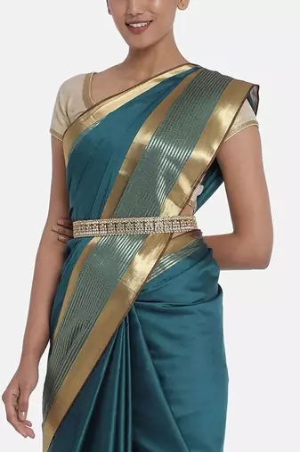 traditional ethnic kundan studded adjustable kamarband/belly chain/kandora/wait belt for women