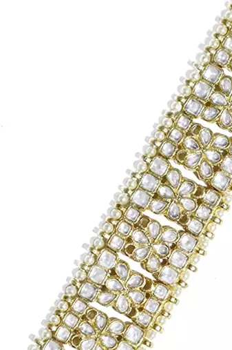 traditional ethnic kundan studded adjustable kamarband/belly chain/kandora/wait belt for women