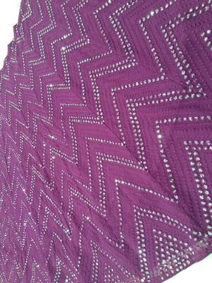 Wine Thread Embroidery Faux Georgette Designer Lehenga Choli With Dupatta 6