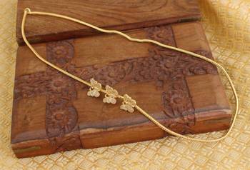 Gold platted butterfly moppu chain 1