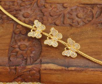 Gold platted butterfly moppu chain 3