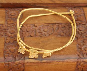 Gold platted butterfly moppu chain 4