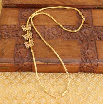 Gold platted butterfly moppu chain 1