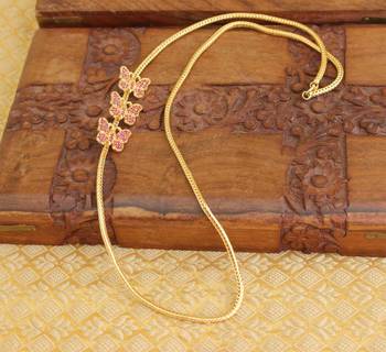 Gold platted butterfly moppu chain 1