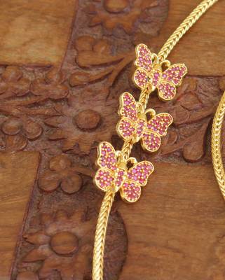 Gold platted butterfly moppu chain 2
