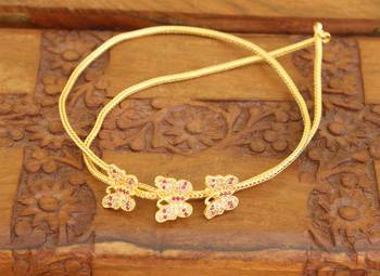 Gold platted butterfly moppu chain 1