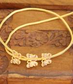 Gold platted butterfly moppu chain