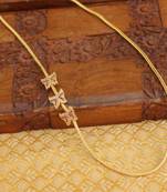 Gold platted butterfly moppu chain