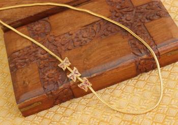 Gold platted butterfly moppu chain 2