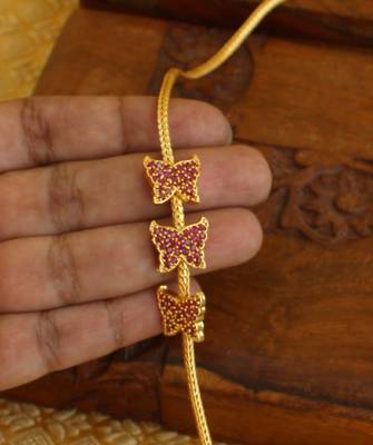 Gold platted butterfly moppu chain 2