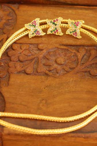 Gold platted butterfly moppu chain
