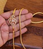 Gold platted peacock moppu chain