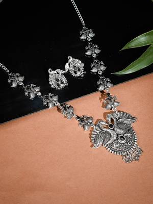 Oxidised silver plated necklace 1