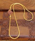 Gold platted peacock moppu chain