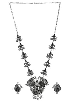 Oxidised silver plated necklace 3