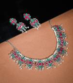 Antique temple choker jewellery set