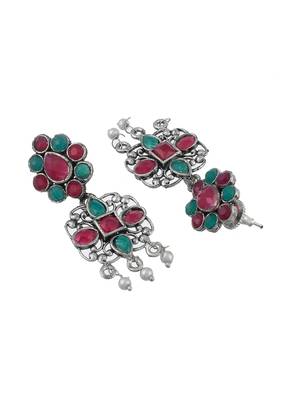 Antique temple choker jewellery set 4