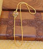 Gold platted peacock moppu chain