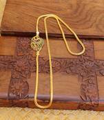 Gold platted peacock moppu chain