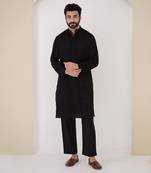 Black pintuck kurta