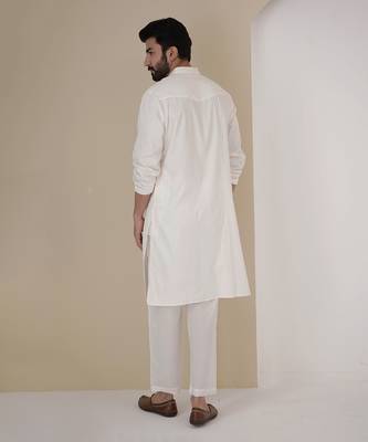 Ivory pintuck kurta 3