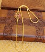 Gold platted peacock moppu chain