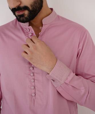 Mauve zari kurta 5