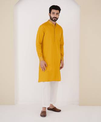 Gold zari kurta 2