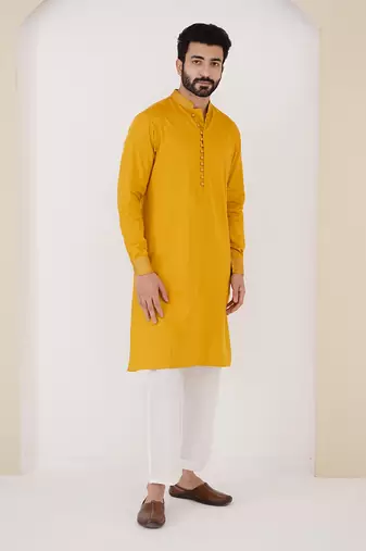 Gold zari kurta