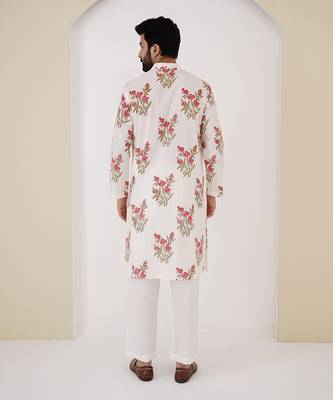 Ivory flora kurta 3