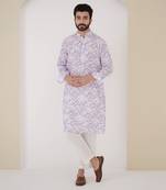 Lilac orchid kurta