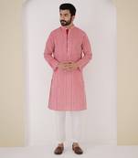 Red stripe kurta