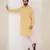 Yellow stripe kurta